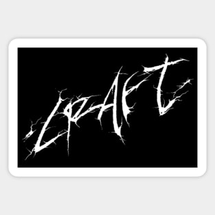 Craft Logo | Black Metal Sticker